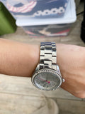 Betsey Johnson Silver Watch