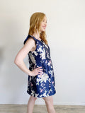 1901 Flutter Sleeve Jacquard Dress NWT 12