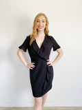 French Connection Little Black Ruffle Dress NWT 8