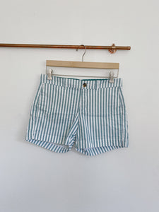 OLD NAVY Mint Stripe Everyday Shorts size 6