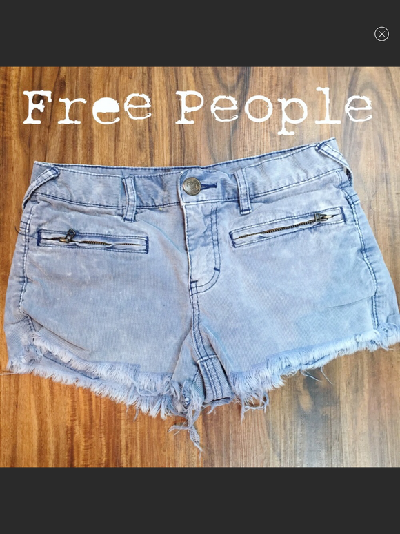Free People Denim Shorts