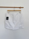 Forever 21 White Denim Jean Skirt NWT Large