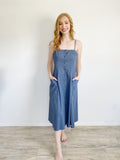 Theory Kayleigh Crunch Wash Chambray Midi Dress NWT 12