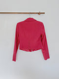 White House Black Market Pink Blazer Jacket size 4