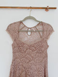 Free People Rock Candy Lace Dress in Taupe NWT Size 0