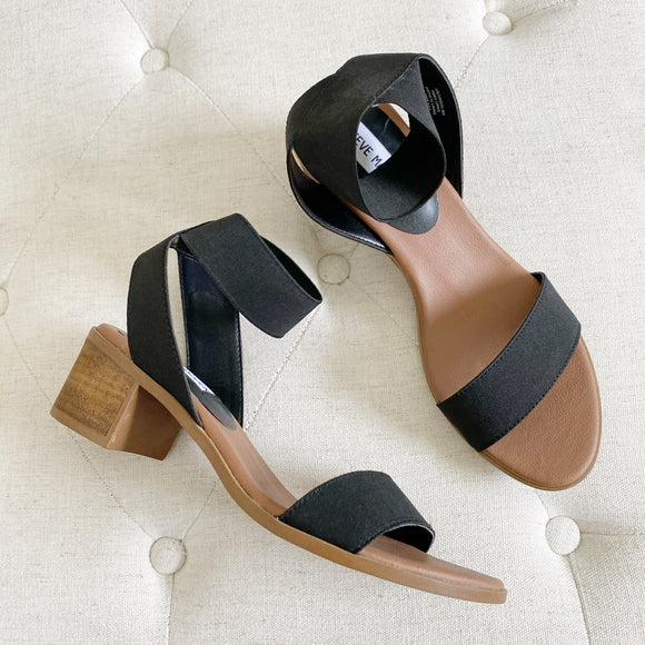 Steve Madden Black Loe Heels New