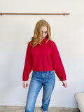 Vintage Sage Collection Knit Hoodie Sweatshirt