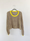Free People Home Run Lightweight Sweater Medium
