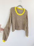 Free People Home Run Lightweight Sweater Medium