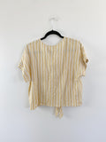 Cloth & Stone Linen Tie Top size Large