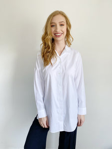 Chico's Effortless Cotton Soleil Shirt Button Down NWT Size 0