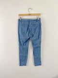 GAP Linen the Girlfriend Khaki Pants