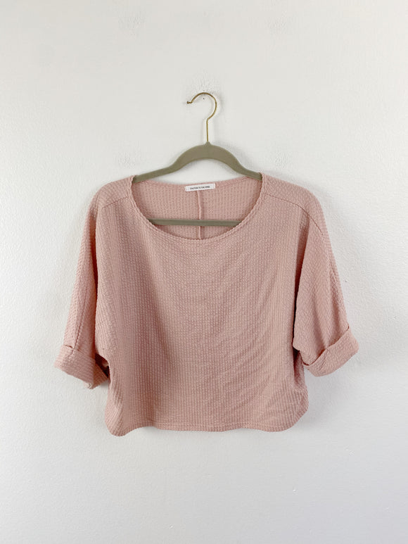 Caution to the Wind blush Top XS