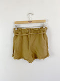 Lucky Brand Linen Camel Shorts NWT XL