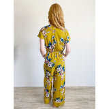 LEITH Mustard Jumpsuit NWT Large