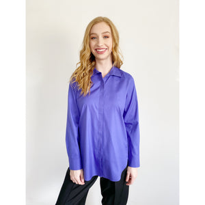 Chico's Effortless Cotton Celisa Shirt Button Down NWT Size 0