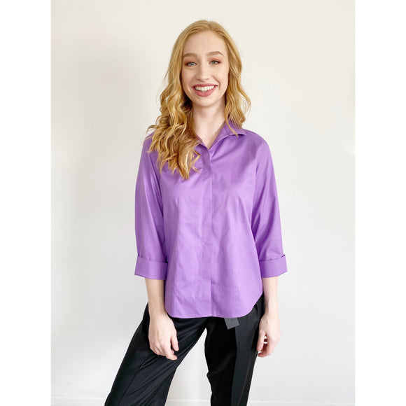 Chico's Effortless Cotton Celisa Shirt Button Down NWT Size 0