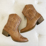 Coconut Pistol Western Cowboy Boots 6