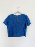 Levi's Denim Short Sleeve Top Medium