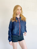 Rag & Bone Chambray Bomber Jacket Medium
