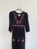 Earthbound Embroidered Boho Dress Medium