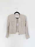 TAHARI Willow Jacket in Cream NWT size 8