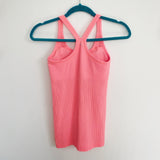 Lululemon Peach Tank Top with built in Bra Size 4