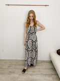 Lucky Brand Printed Cotton Maxi Dress Small