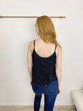 Abercrombie & Fitch Linen Button Tank Top Large