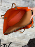 Tory Burch Large Perry Leather Tote Bag