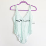 Beach Lingo Vacay All Day One Piece Swimsuit NWT Large