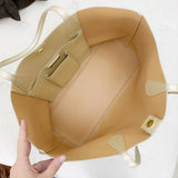 Tory Burch Gold Leather Large Tote