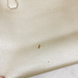Tory Burch Gold Leather Large Tote