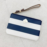 Kate Spade Navy & white Wristlet