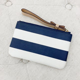 Kate Spade Navy & white Wristlet
