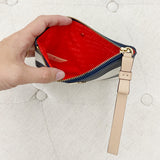 Kate Spade Navy & white Wristlet