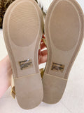 Steve Madden Gold Sandals size 8