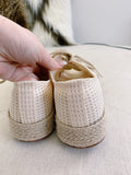 Restricted Lace up Espadrille Sneakers 7.5