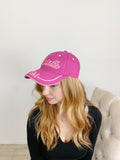 Santa Fe New Mexico Pink Baseball Cap Hat