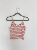 Caution to the Wind crop tank top Small