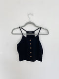 SHEIN black Crop Top size Medium
