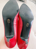 Spanish Leather by Sergio Zelcer Vintage Red Heels 8