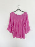 ZAC & RACHEL Linen off the shoulder top XL