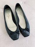 Jessica Simpson Leather Black Ballet Flats 7.5