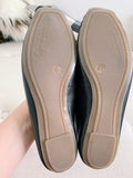 Jessica Simpson Leather Black Ballet Flats 7.5