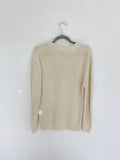 J.O.A. Knit Cream Sweater size Medium