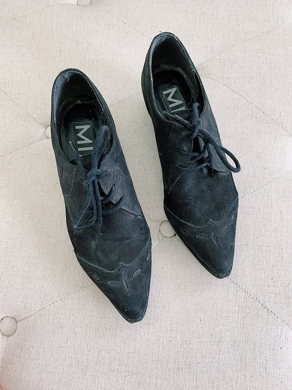 MIA Vintage 80's Oxford Heels Black 7