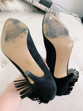 Spanish Leather by Sergio Zelcer Vintage Black Heels 7.5