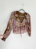 American Eagle beautiful Floral Top XS
