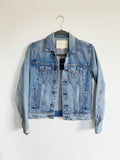 Lucky Brand City Of Angels Denim Jean Jacket New Small
